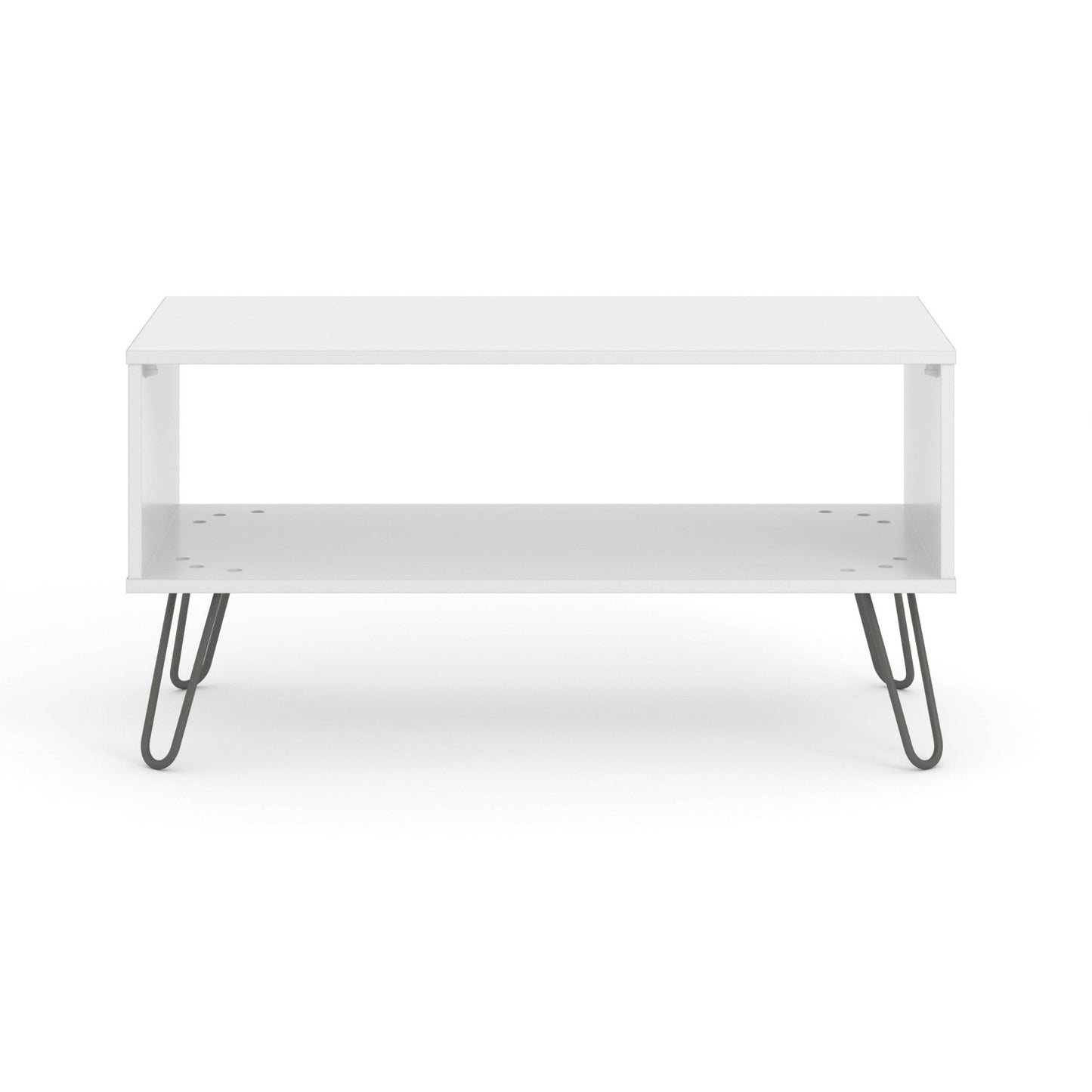 Augusta White Open Coffee Table - EdesHomesAGW902